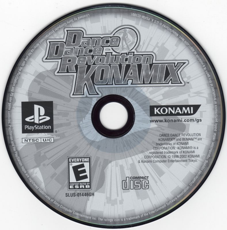 Media for Dance Dance Revolution: Konamix (PlayStation) (Greatest Hits release)