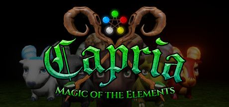 Front Cover for Capria: Magic of the Elements (Windows) (Steam release)