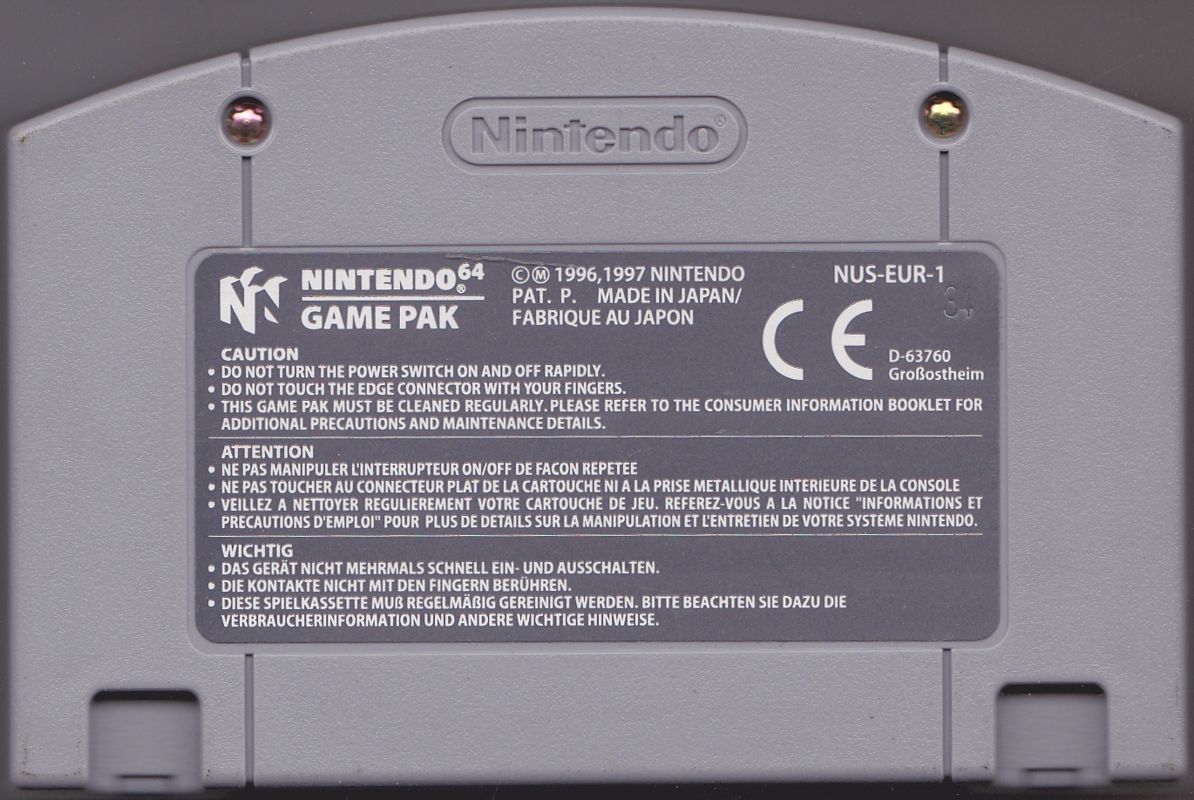 Media for Quest 64 (Nintendo 64): Back
