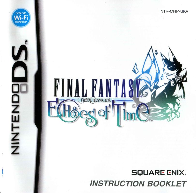 Manual for Final Fantasy: Crystal Chronicles - Echoes of Time (Nintendo DS): Front