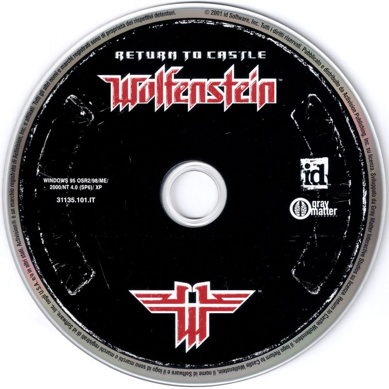 Media for Return to Castle Wolfenstein (Windows)