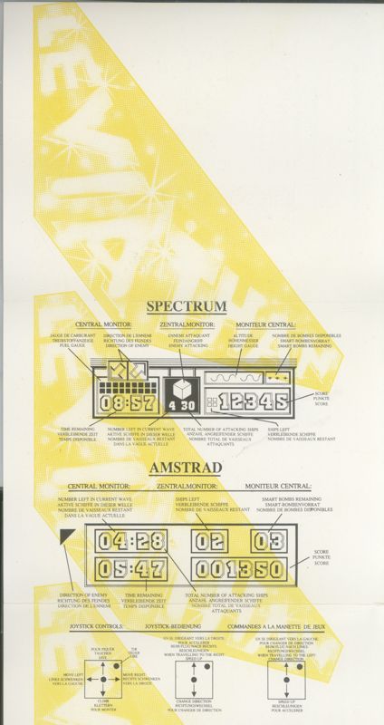 Reference Card for Leviathan (ZX Spectrum)