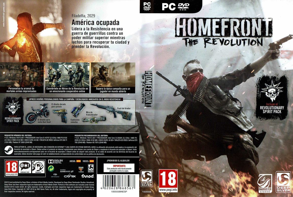 Full Cover for Homefront: The Revolution - Revolutionary Spirit DLC Bundle (Windows)
