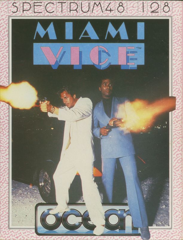 Front Cover for Miami Vice (ZX Spectrum)