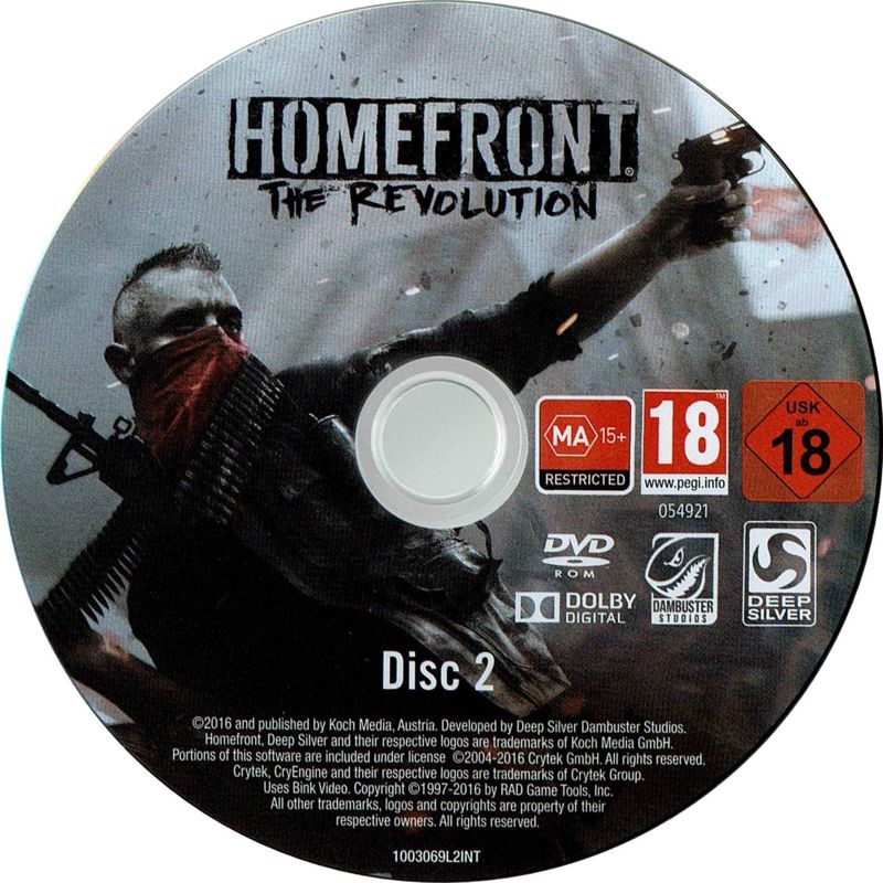 Media for Homefront: The Revolution - Revolutionary Spirit DLC Bundle (Windows): Disc 2