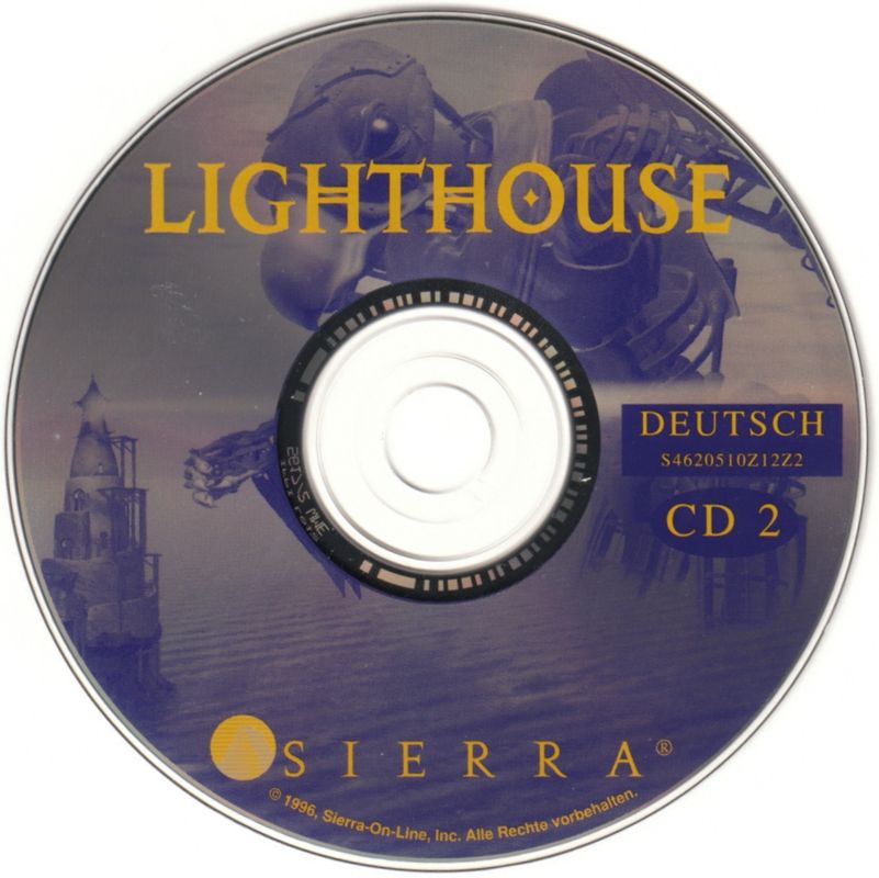 Media for Lighthouse: The Dark Being (DOS and Windows and Windows 3.x) (Sierra Originals Release): Disc 2/2