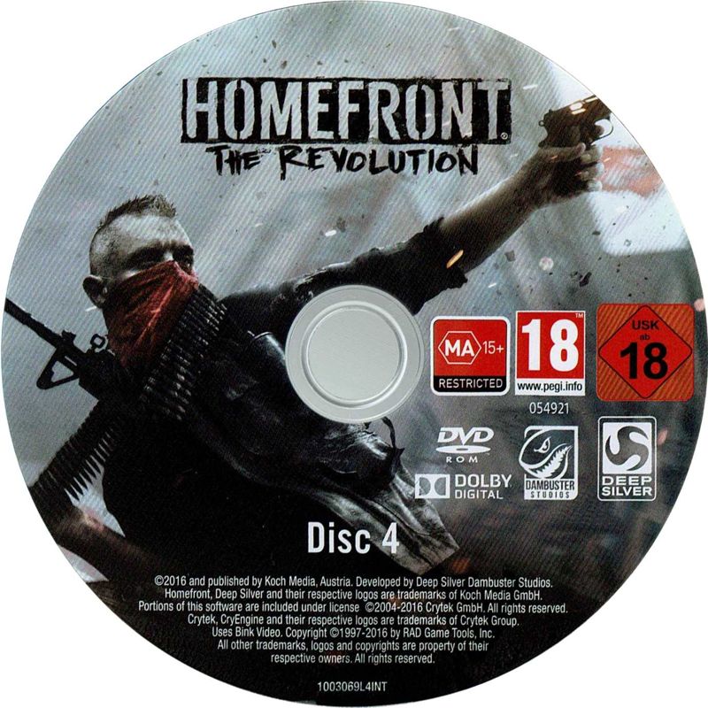 Media for Homefront: The Revolution - Revolutionary Spirit DLC Bundle (Windows): Disc 4