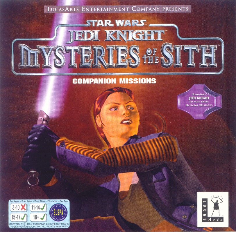 Other for Star Wars: Jedi Knight - Mysteries of the Sith (Windows): Jewel Case - Front