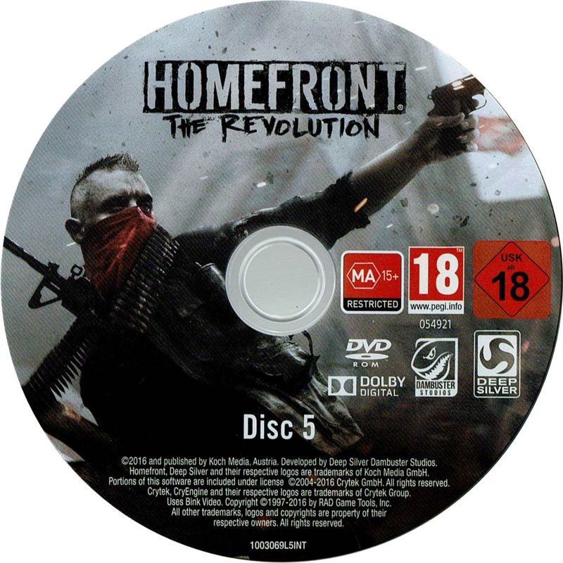 Media for Homefront: The Revolution - Revolutionary Spirit DLC Bundle (Windows): Disc 5