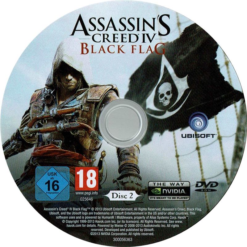 Media for Assassin's Creed IV: Black Flag (Windows): Disc 2