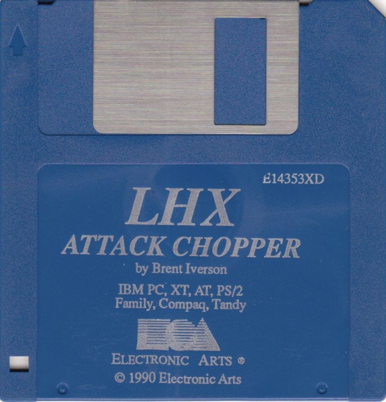 Media for LHX: Attack Chopper (DOS): 3.5" Disk 1/1