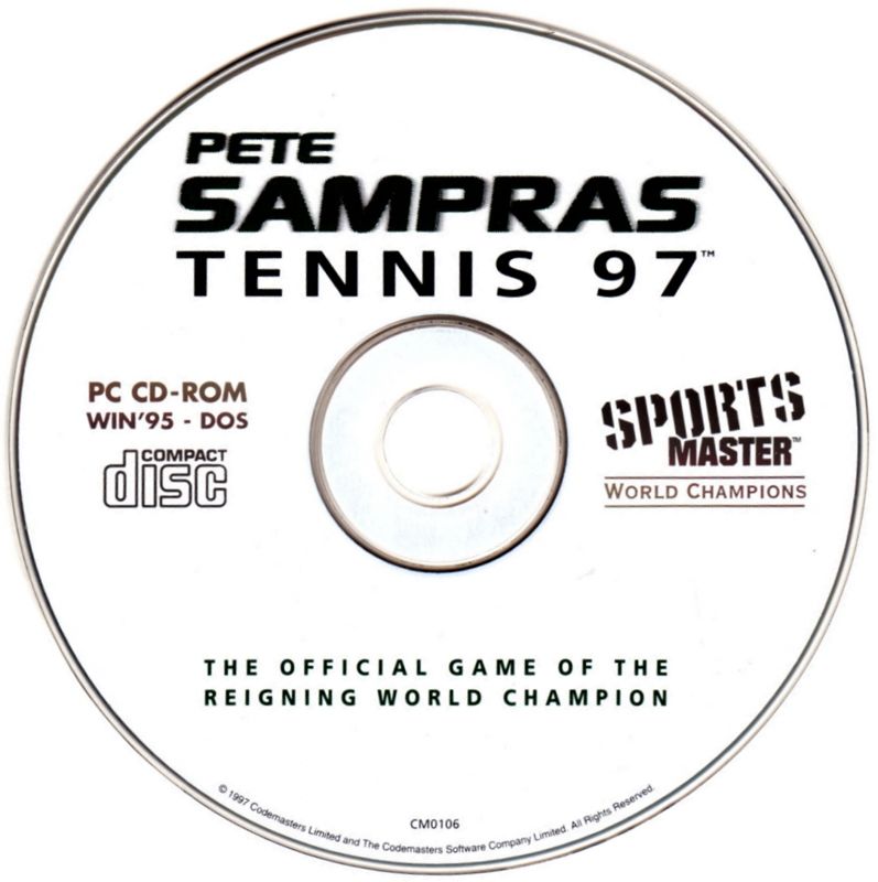 Media for Pete Sampras Tennis 97 (DOS and Windows)