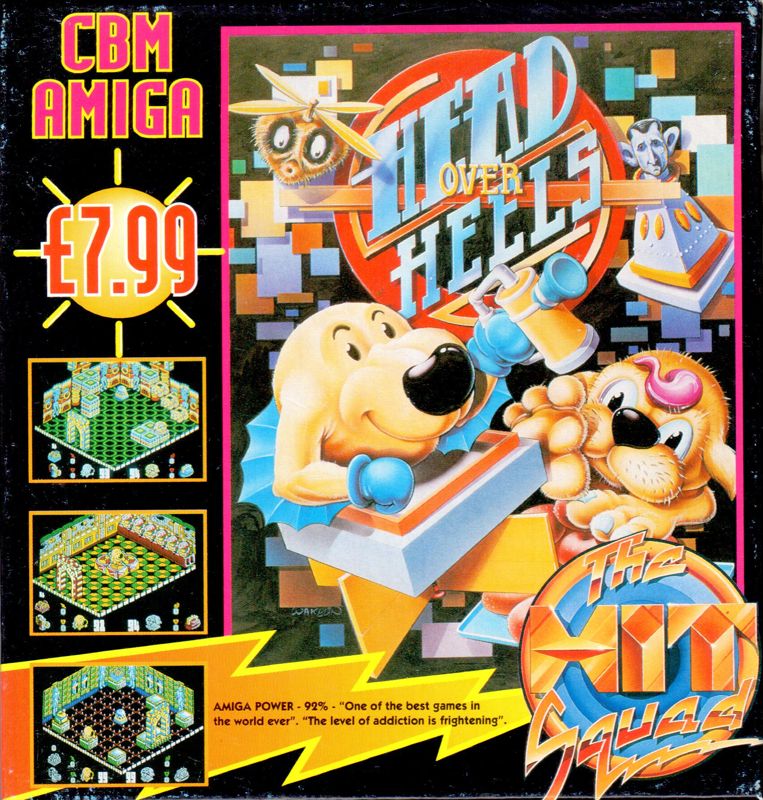 Front Cover for Head Over Heels (Amiga) (The Hid Squad re-release)