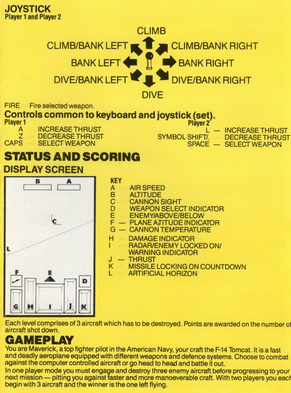Top Gun cover or packaging material MobyGames