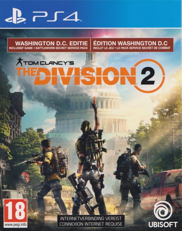 Front Cover for Tom Clancy's The Division 2 (Washington D.C. Edition) (PlayStation 4)