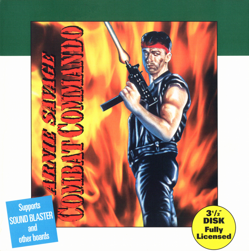 Front Cover for Arnie Savage: Combat Commando (DOS) (Celery Software Budget Release)
