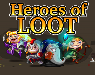 Front Cover for Heroes of Loot (Linux and Macintosh and Windows) (itch.io release)