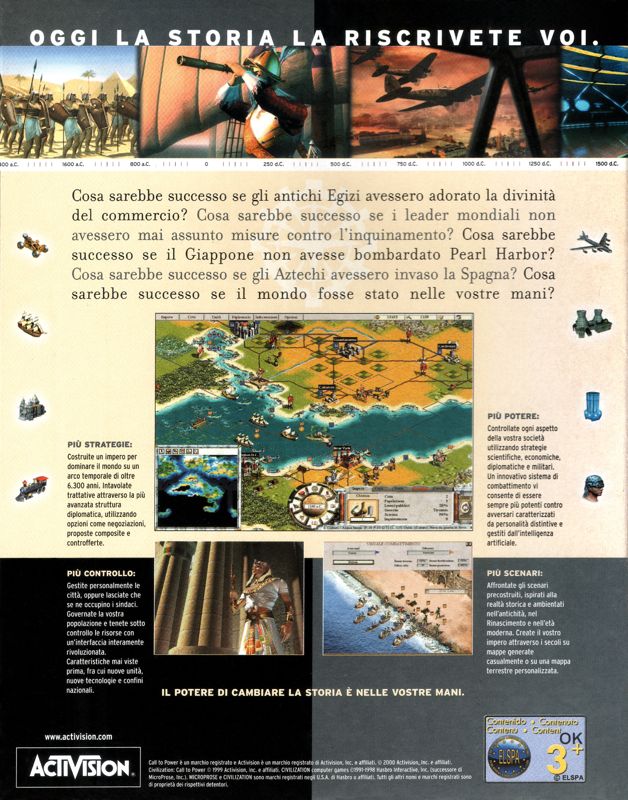 Back Cover for Call to Power II (Windows)