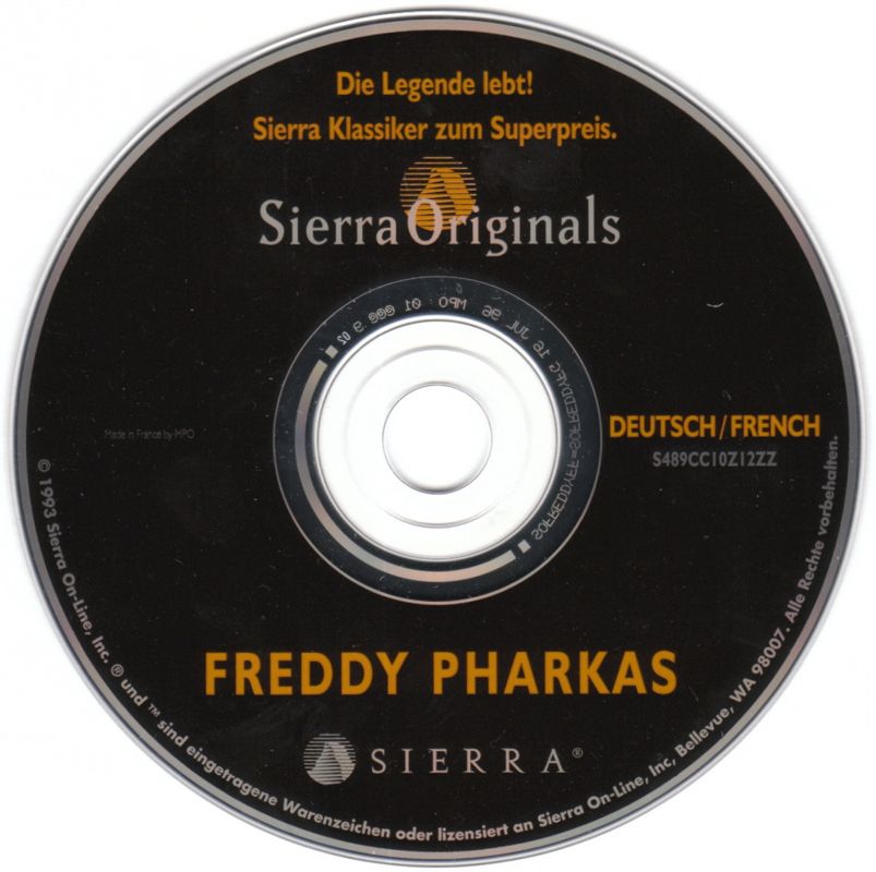 Media for Freddy Pharkas: Frontier Pharmacist (DOS) (SierraOriginals release)