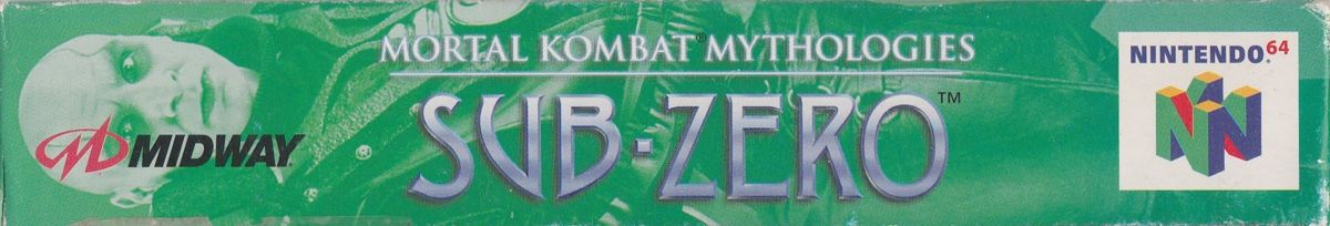 Spine/Sides for Mortal Kombat Mythologies: Sub-Zero (Nintendo 64): Bottom