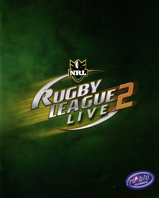 Manual for Rugby League Live 2 (PlayStation 3): Front