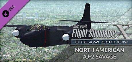 Front Cover for Microsoft Flight Simulator X: Steam Edition - North American AJ-2 Savage (Windows) (Steam release)