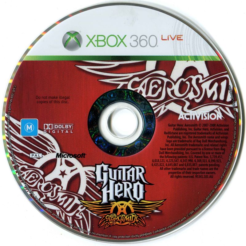 Media for Guitar Hero: Aerosmith (Xbox 360)