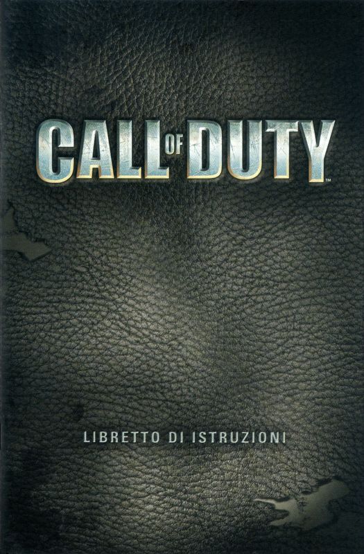 Manual for Call of Duty (Windows): Front