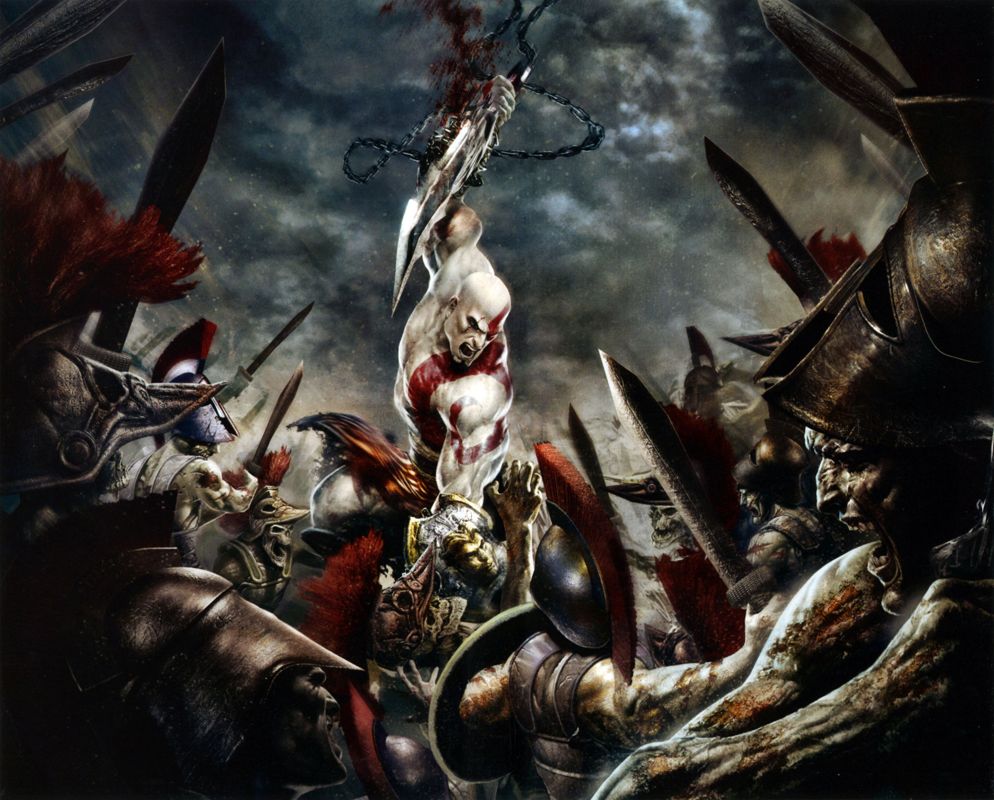 Inside Cover for God of War: Chains of Olympus (PSP)