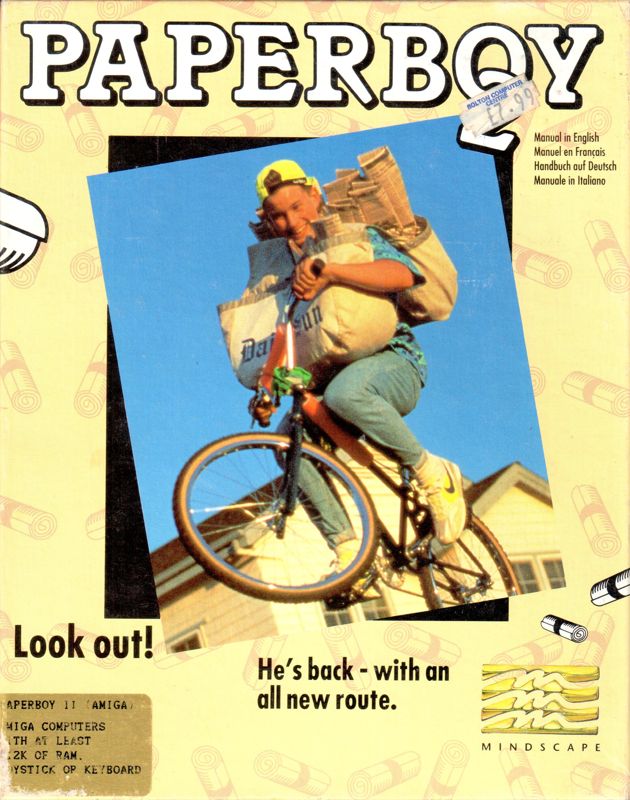 Front Cover for Paperboy 2 (Amiga)
