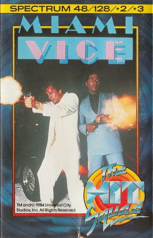 Front Cover for Miami Vice (ZX Spectrum) (Budget re-release)