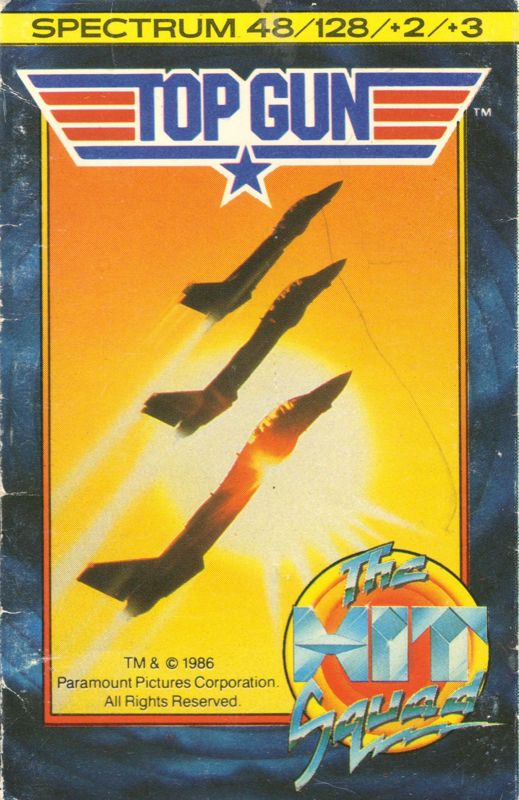 Front Cover for Top Gun (ZX Spectrum) (Hit Squad release)