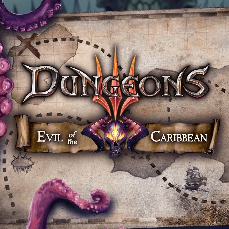 Front Cover for Dungeons III: Evil of the Caribbean (PlayStation 4) (download release)