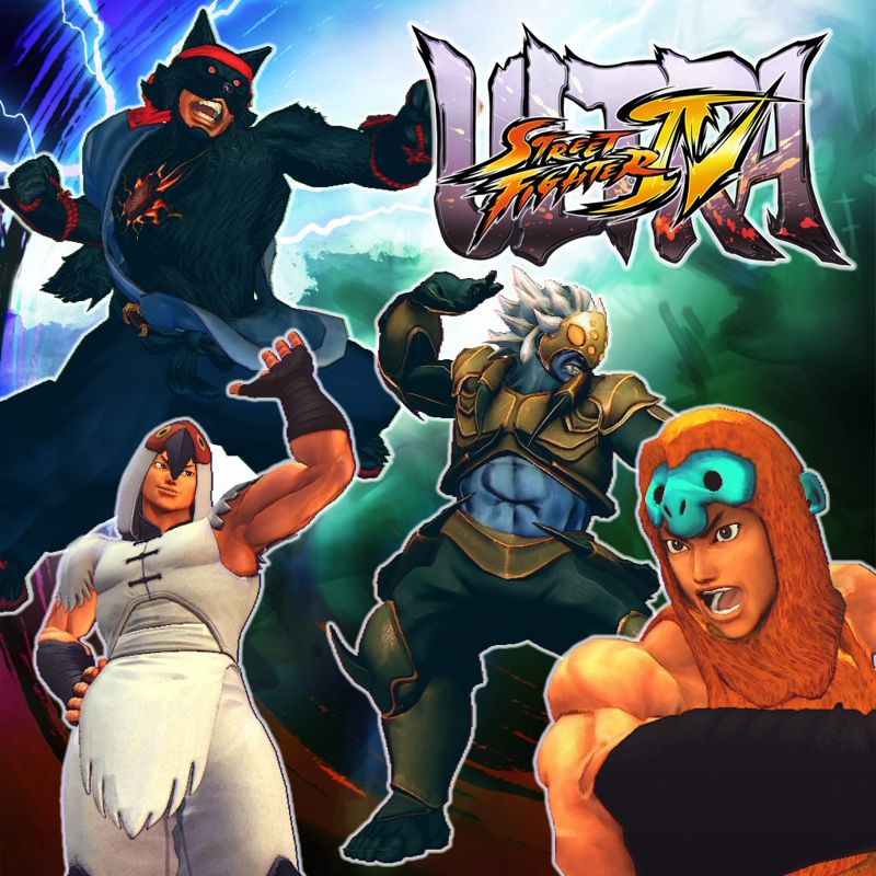 Front Cover for Ultra Street Fighter IV: Arcade Challengers Wild Pack (PlayStation 3) (download release)