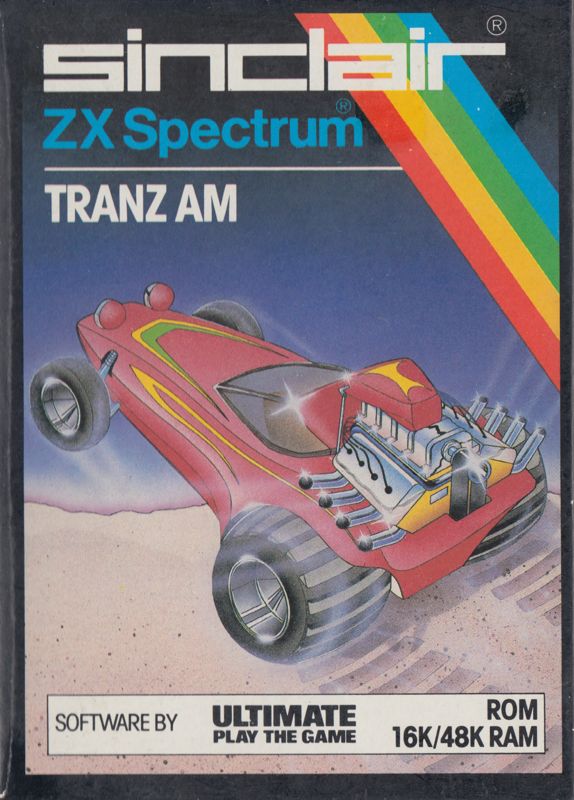 Front Cover for Tranz Am (ZX Spectrum) (Sinclair Interface-II ROM release)
