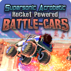 Front Cover for Supersonic Acrobatic Rocket-Powered Battle-Cars (PlayStation 3) (PSN release)