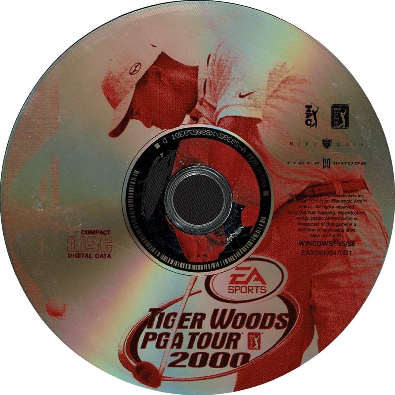 Media for Tiger Woods PGA Tour 2000 (Windows) (EA Sports Classics release): Game Disc