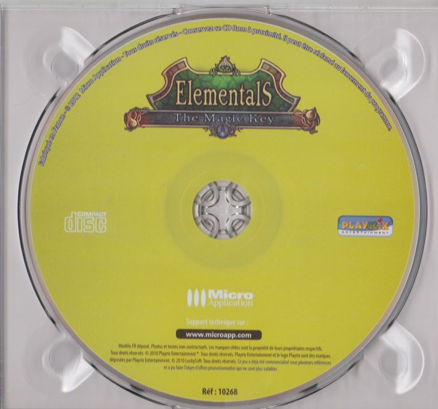 Inside Cover for Elementals: The Magic Key (Windows) ("Casual Classic" release (Micro Application 2010)): Right
