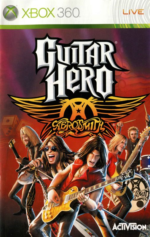 Manual for Guitar Hero: Aerosmith (Xbox 360): Front