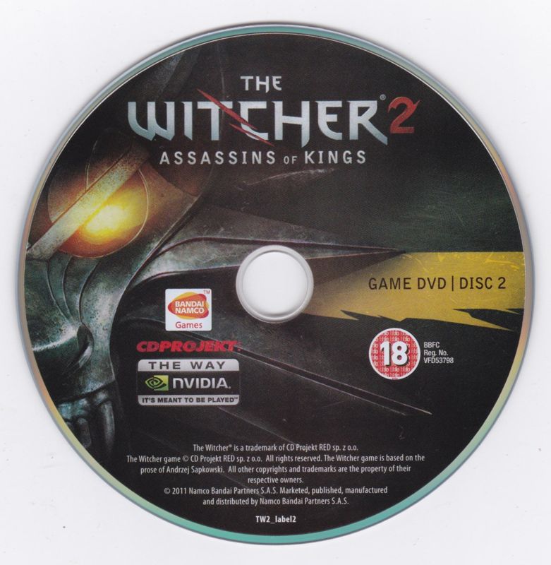 Media for The Witcher 2: Assassins of Kings (Windows): Witcher 2: Disc 2