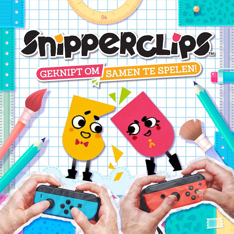 Front Cover for Snipperclips: Cut it out, together! (Nintendo Switch) (Download release)