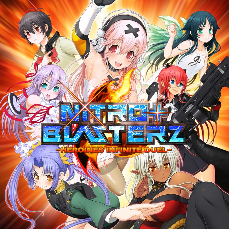 Front Cover for Nitroplus Blasterz: Heroines Infinite Duel (PlayStation 4) (download release)