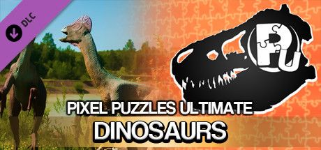 Front Cover for Pixel Puzzles Ultimate: Dinosaurs (Windows) (Steam release)