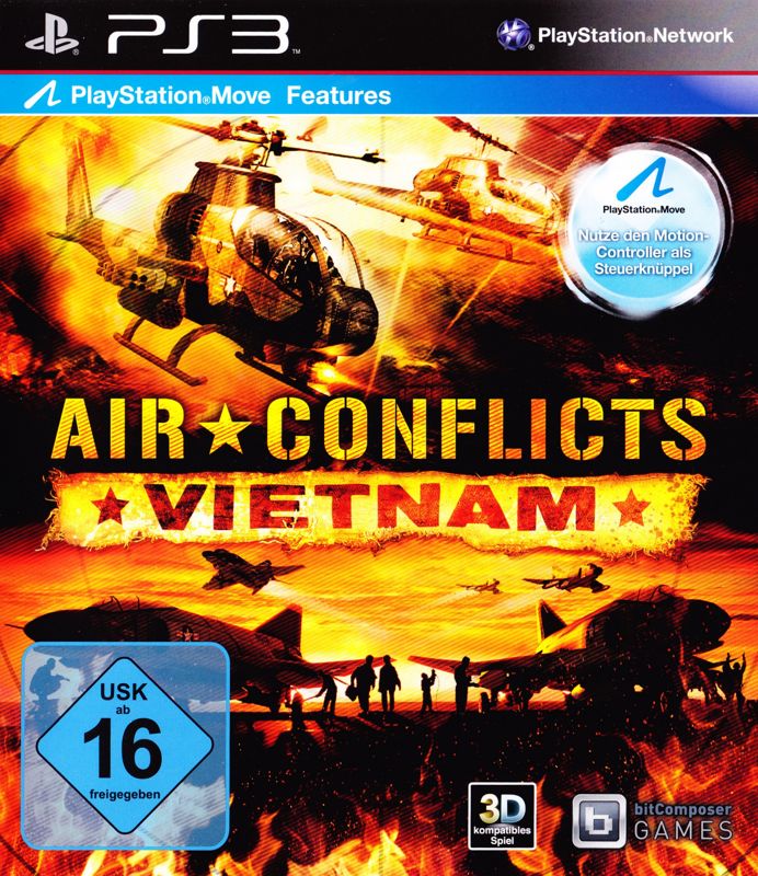 Front Cover for Air Conflicts: Vietnam (PlayStation 3)