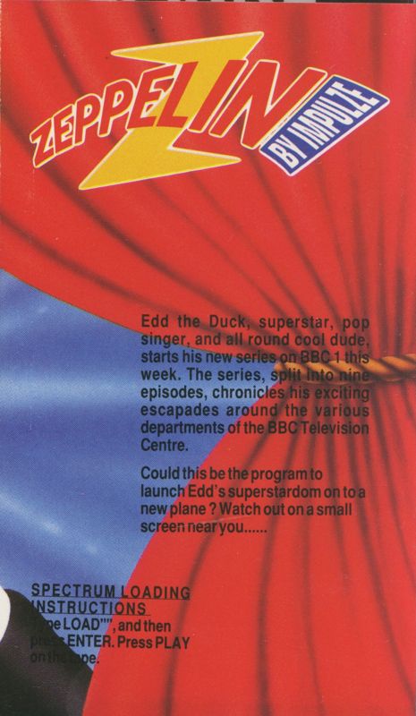 Inside Cover for Edd the Duck! (ZX Spectrum)