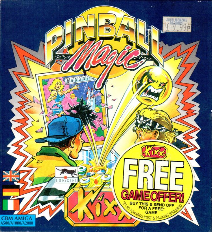 Front Cover for Pinball Magic (Amiga) (Kixx re-release)