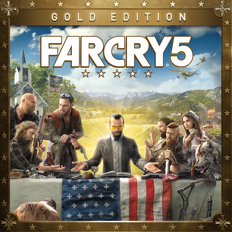 Front Cover for Far Cry 5: Gold Edition (PlayStation 4) (download release)