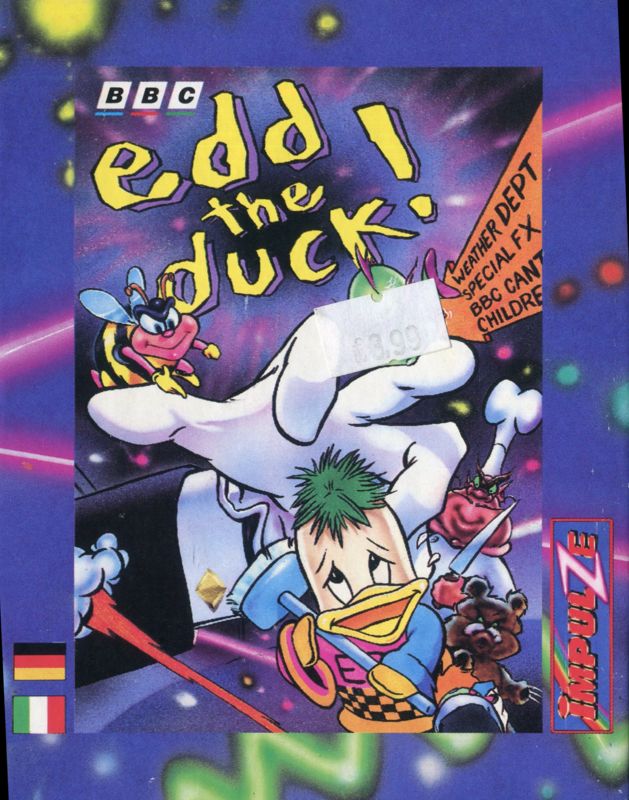 Front Cover for Edd the Duck! (ZX Spectrum) (+3 Disk Version)