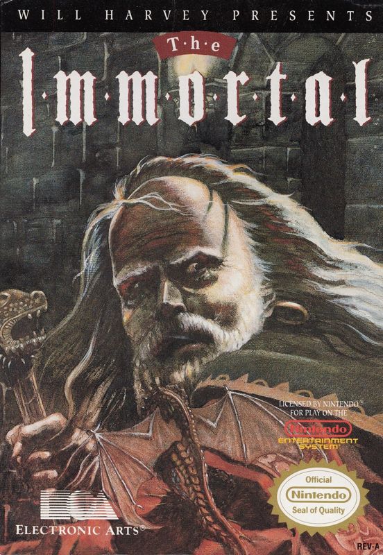 Front Cover for The Immortal (NES)