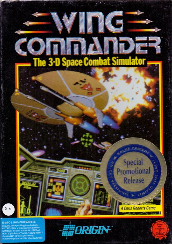Front Cover for Wing Commander (DOS) (Special Promotional Release)